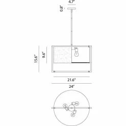 Matteo Lighting Pendants Nagashi Pendant | Large Chrome