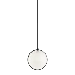 Matteo Lighting Chatoyant 1-Light Pendant | Matte Black