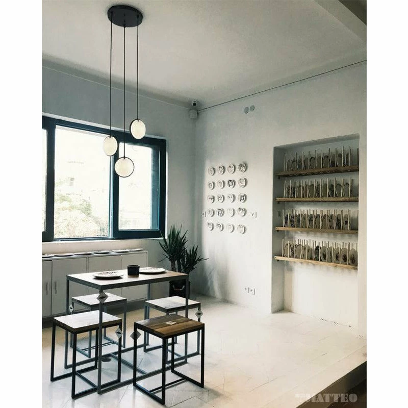 Matteo Lighting Chatoyant 3-Light Pendant | Matte Black