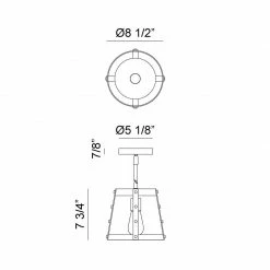 Matteo Lighting Beaton 1-Light Pendant