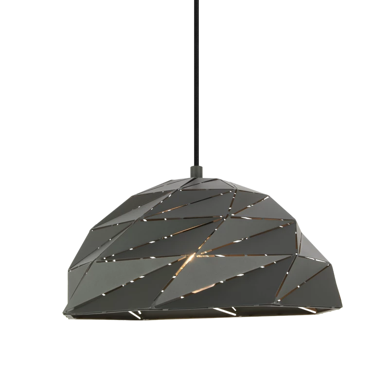 Matteo Lighting Riku 14" Pendant | Dark Grey Pendants