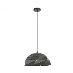 Matteo Lighting Riku 14" Pendant | Dark Grey Pendants