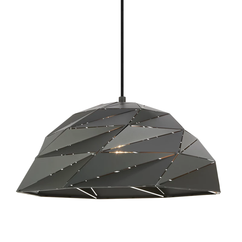 Matteo Lighting Riku 18" Pendant | Dark Grey Pendants