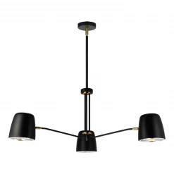 Matteo Lighting Luca 3-Light Pendant | Black