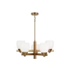 Matteo Lighting Reya Pendant | Medium Aged Gold Brass