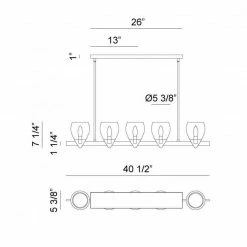 Matteo Lighting Reya Pendant | Large Aged Gold Brass