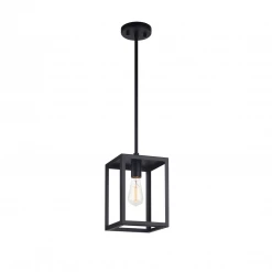 Matteo Lighting Flare 1-Light Pendant | Black