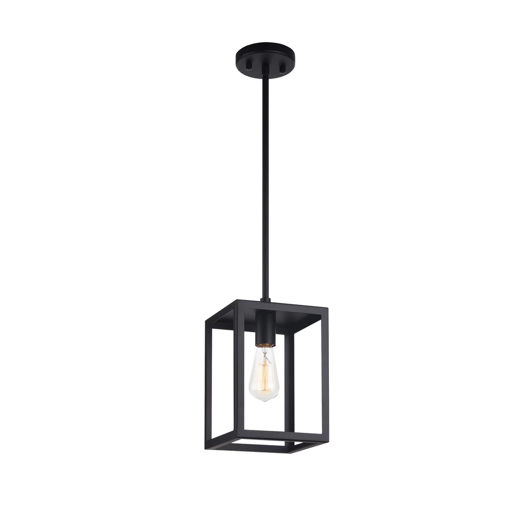 Matteo Lighting Flare 1-Light Pendant | Black