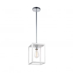 Matteo Lighting Flare 1-Light Pendant | White