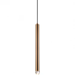 Matteo Lighting Reign 1-Light LED Pendant | Aged Gold
