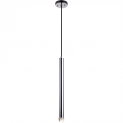 Matteo Lighting Reign 1-Light LED Pendant | Chrome