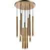 Matteo Lighting Reign 12-Light LED Pendant | Aged Gold