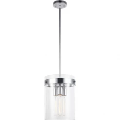 Matteo Lighting Zale 3-Light Pendant | Chrome