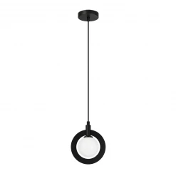 Matteo Lighting Astro 7" Pendant | Black-Opal