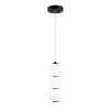 Matteo Lighting Dango 613-A LED Pendant | Black/Opal