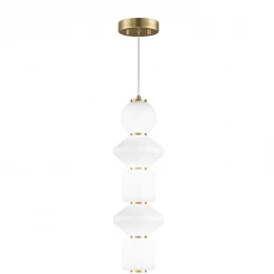 Matteo Lighting Dango 621 LED Pendant | Gold/Opal Pendants