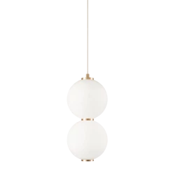 Matteo Lighting Pendants Dango 613 LED Pendant | Gold/Opal