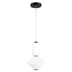 Matteo Lighting Dango 813 LED Pendant | Black/Opal Pendants
