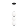 Matteo Lighting Dango 619 LED Pendant | Black/Opal