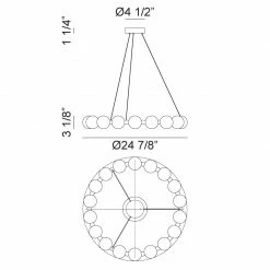 Matteo Lighting Oni 25" LED Pendant