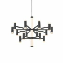 Kuzco Brazen 35" LED Chandelier | Black