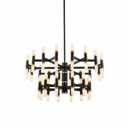 Kuzco Draven-IV LED Chandelier | Black