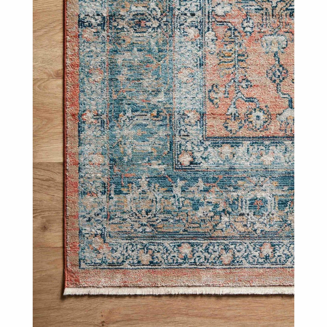 Loloi Elise Rug 01 | Coral/Blue Rugs