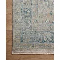 Loloi Elise Rug 01 | Neutral/Blue Rugs