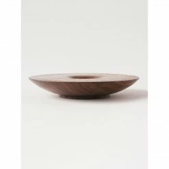 DeJong & Co. Candles + Candleholders Walnut Candle Holder