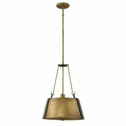 Hinkley Medium Cartwright Pendant | Rustic Brass