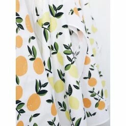Ten And Co Tea Towel | Citrus Orange