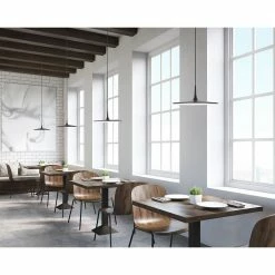 Kuzco Lighting Disc LED Pendant | Black