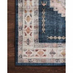 Loloi Heidi Rug 03 | Denim/Blush