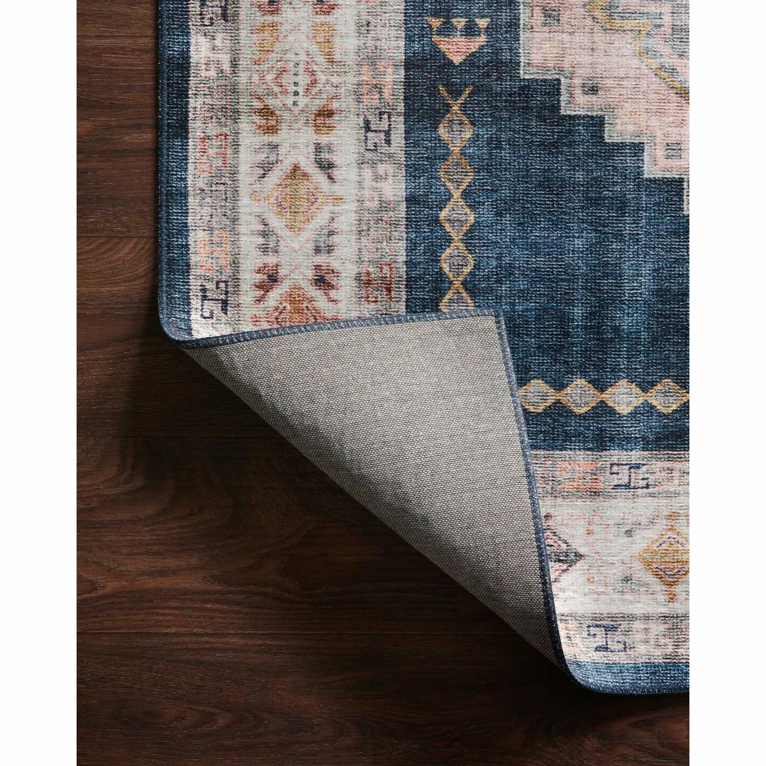 Loloi Heidi Rug 03 | Denim/Blush