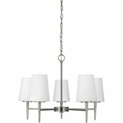 Generation Lighting Driscoll 5-Light Chandelier | Brushed Nickel