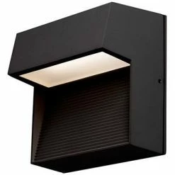 Kuzco Lighting Byron LED Wall Sconce (SQ) | Black