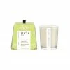Pure Living Soy Candle | Eucalyptus & Gardenia Candles + Candleholders