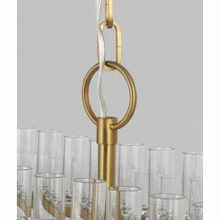 Generation Lighting Bernett Linear Chandelier I Burnished Brass