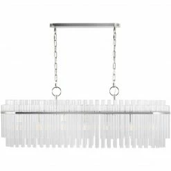 Generation Lighting Bernett Linear Chandelier I Polished Nickel