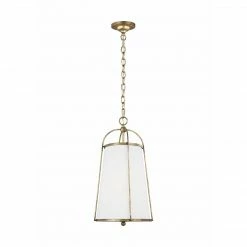 Generation Lighting Stonington Small Drum Pendant | Antique Gold