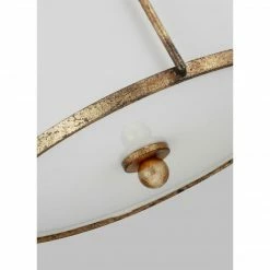 Generation Lighting Stonington Small Drum Pendant | Antique Gold