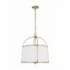 Generation Lighting Stonington Medium Drum Pendant | Antique Gold