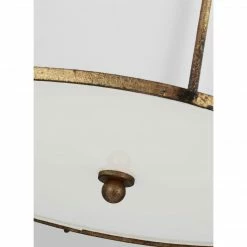 Generation Lighting Stonington Medium Drum Pendant | Antique Gold