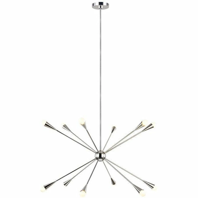 Generation Lighting Jax Pendant 12-Light | Polished Nickel