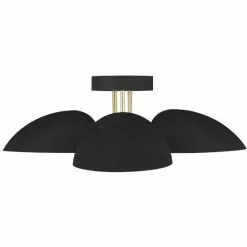 Generation Lighting Flush Mounts Jane Flush Mount | Black