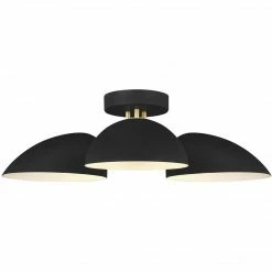 Generation Lighting Flush Mounts Jane Flush Mount | Black