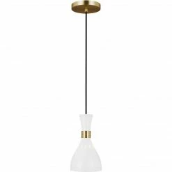 Generation Lighting Joan Mini Pendant | White