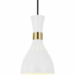 Generation Lighting Joan Mini Pendant | White
