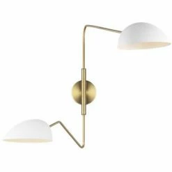 Generation Lighting Wall Sconces Jane 2-Light Wall Sconce | White