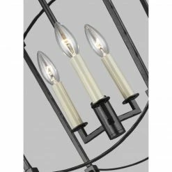 Generation Lighting Pendants Thayer 3-Light Pendant | Small Steel